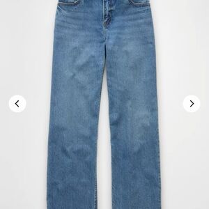 AE strigid curvy high-waisted stovepipe jean